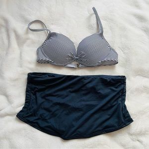Target Xhilaration Bikini with Gray Skirt Medium